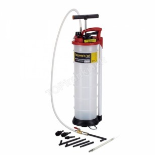Pavarų dėžės tepalo keitimo bakas 6l su ATF adapterių rink. Pavarų dėžės tepalo keitimo bakas 6l su ATF adapterių rink.